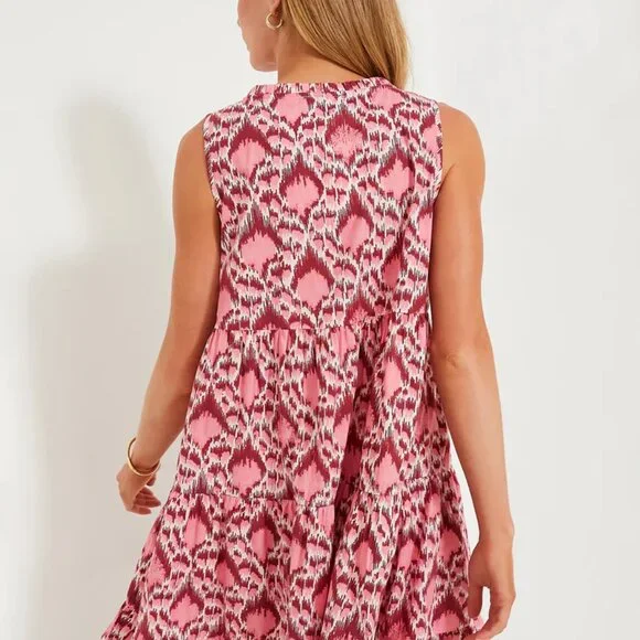 Tnuck Beach  Poppy Ikat Mini Salty Paloma Coverup - Picture 4 of 5